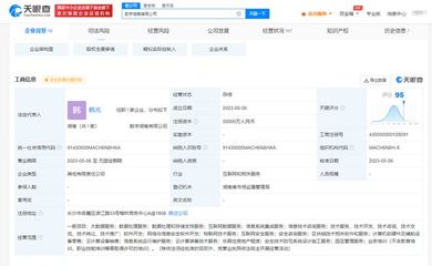 中國電子等成立數字湖南公司，注冊資本5億，聚焦安全技術防范系統服務